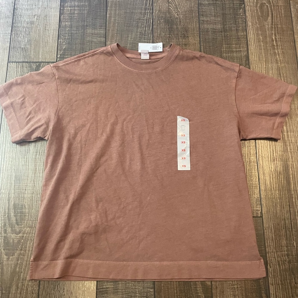 GAP Short Sleeve Tee in Warm Brown